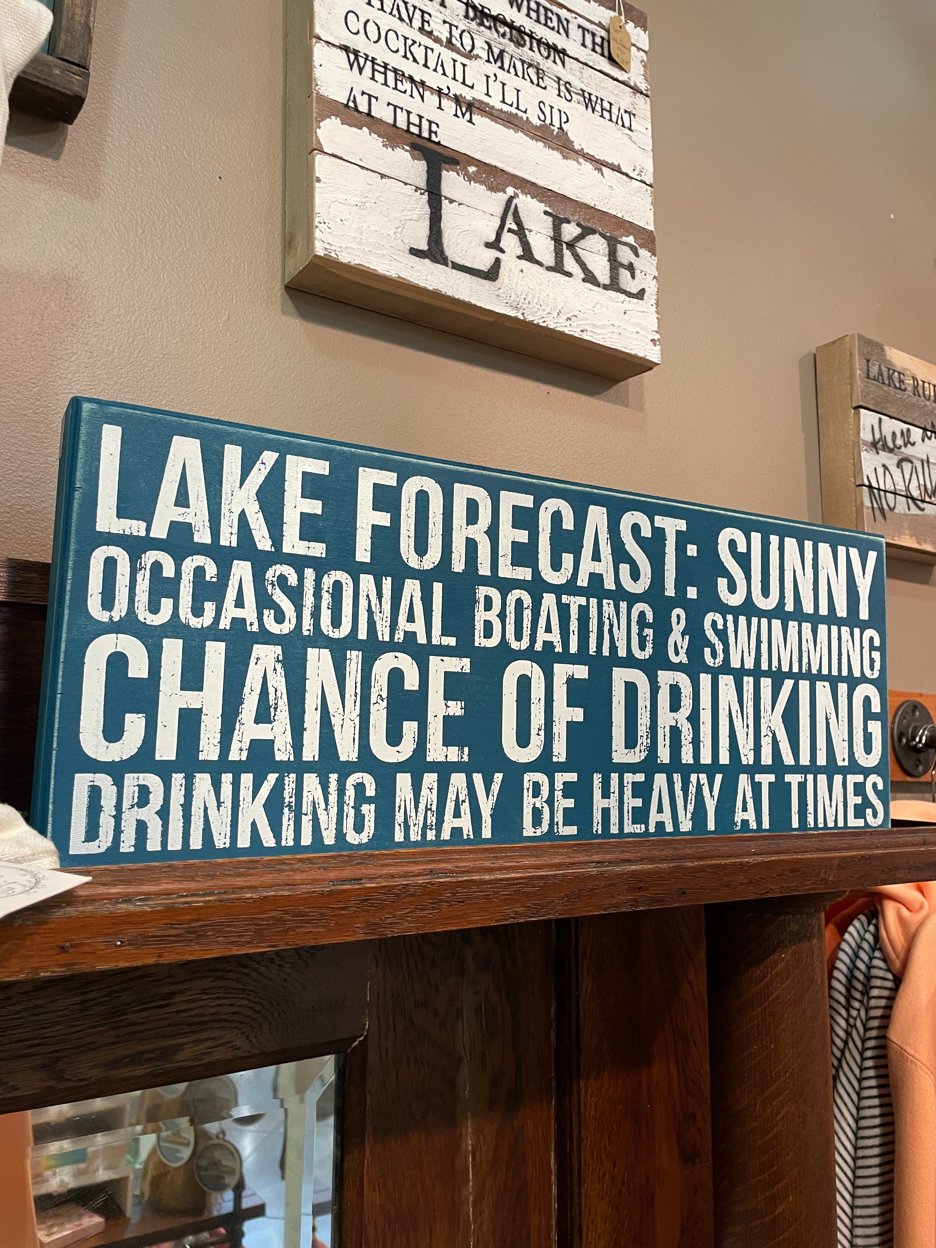 Lake Sign